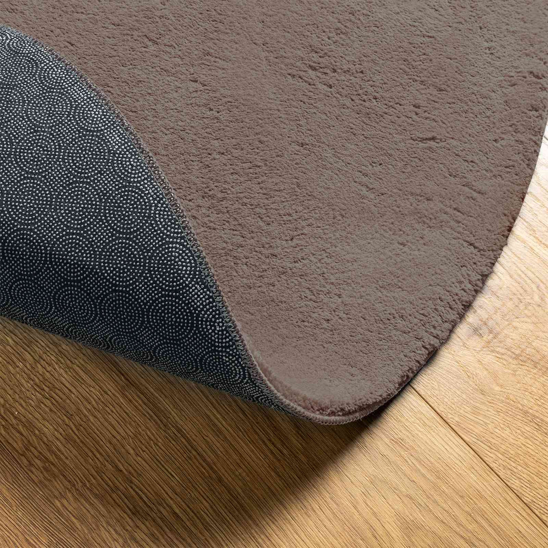 Tæppe HUARTE Sandfarvet 140 x 200 cm Polyester