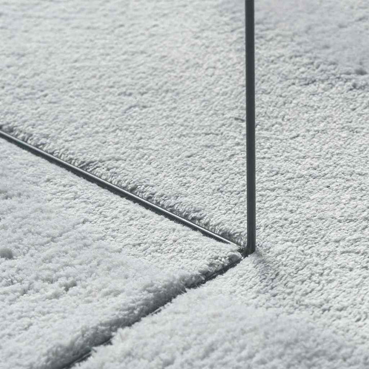 Tæppe HUARTE Grå 80 x 150 cm Polyester