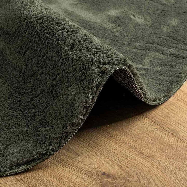 Tæppe HUARTE Skovgrøn 100 x 200 cm Polyester