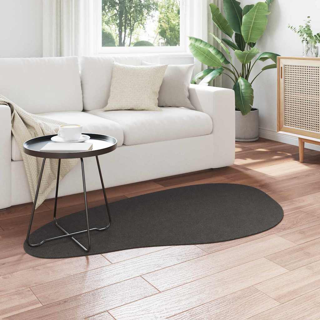 Tæppe HUARTE Antracit 80 x 150 cm Polyester