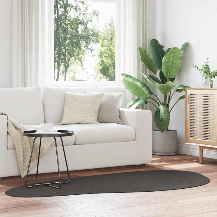 Tæppe HUARTE Antracit 100 x 200 cm Polyester