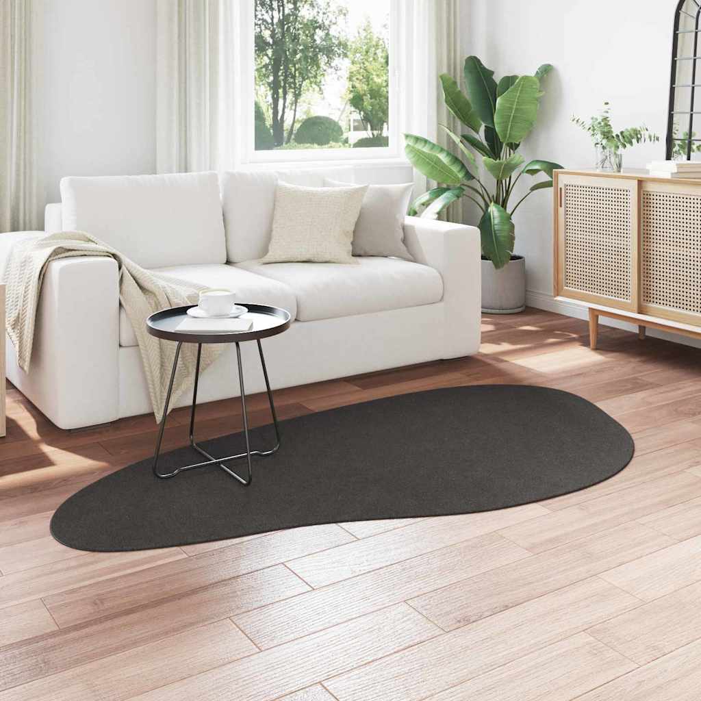 Tæppe HUARTE Antracit 100 x 200 cm Polyester