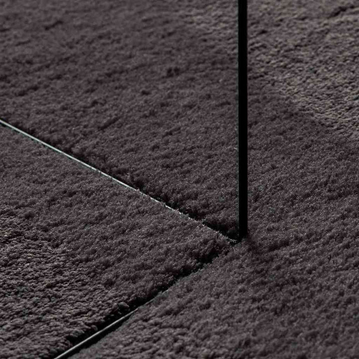 Tæppe HUARTE Antracit 160 x 230 cm Polyester