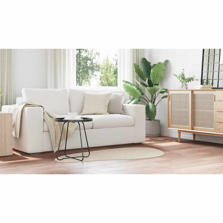 Områdetæpper HUARTE Beige 80 x 150 cm Polyester