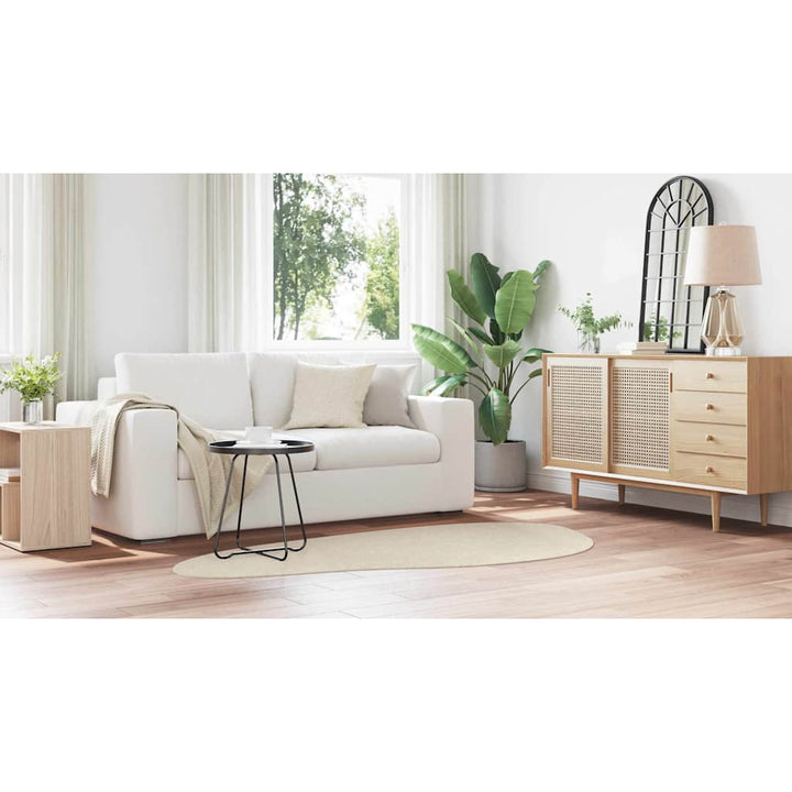 Områdetæpper HUARTE Beige 100 x 200 cm Polyester