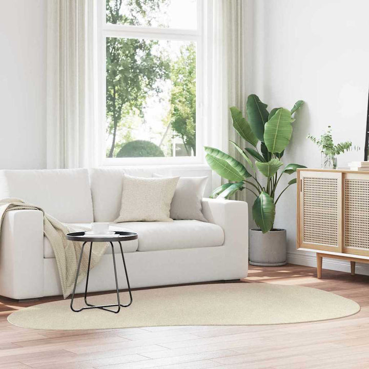 Tæppe HUARTE Beige 160 x 230 cm Polyester