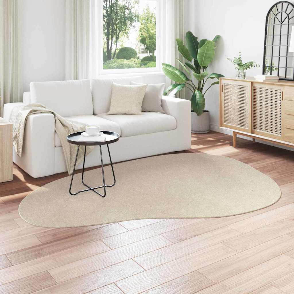 Tæppe HUARTE Beige 160 x 230 cm Polyester