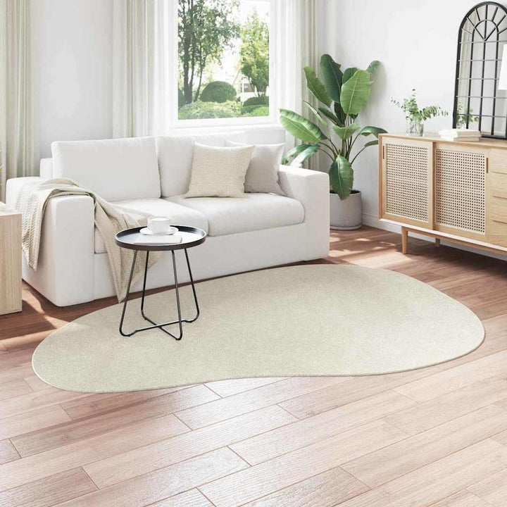 Områdetæpper HUARTE Creme 160 x 230 cm Polyester