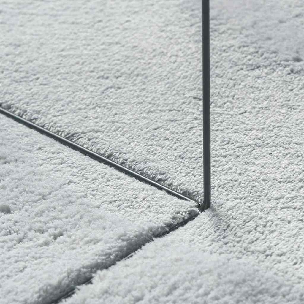 Tæppe HUARTE Grå 160 x 230 cm Polyester
