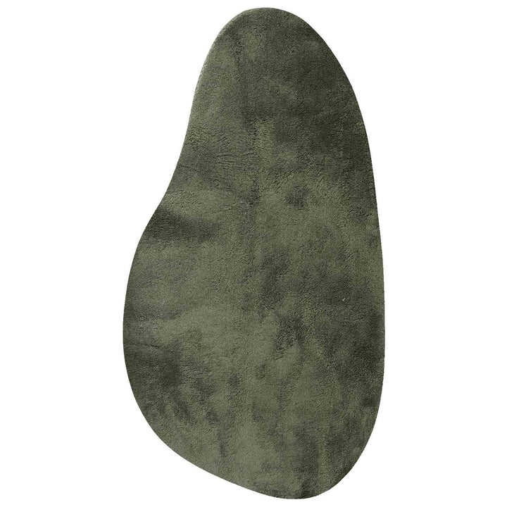 Tæppe HUARTE Skovgrøn 80 x 150 cm Polyester
