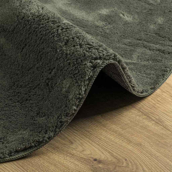 Tæppe HUARTE Skovgrøn 100 x 200 cm Polyester