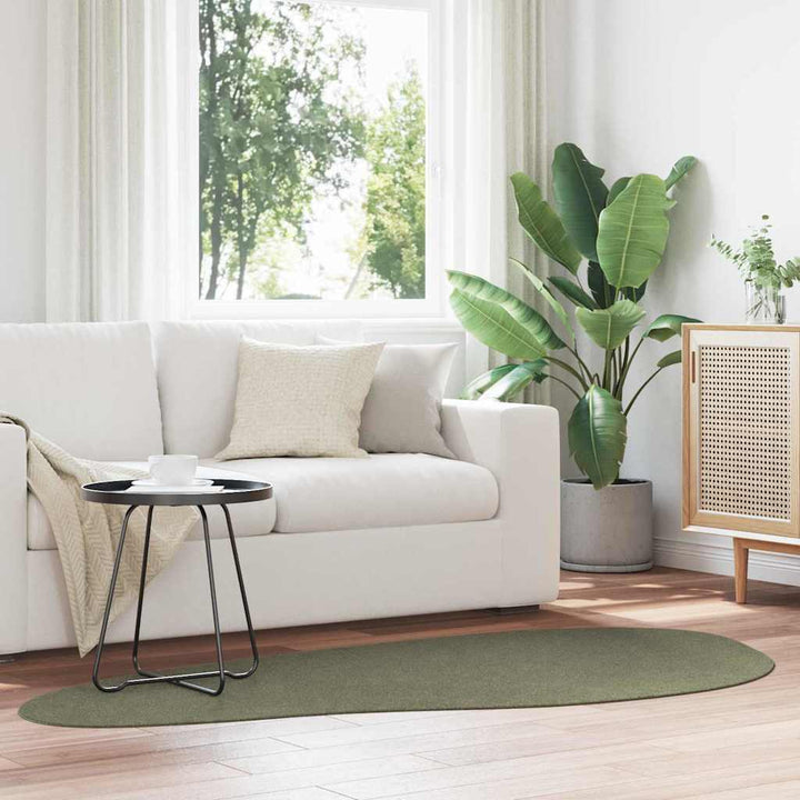 Tæppe HUARTE Skovgrøn 100 x 200 cm Polyester