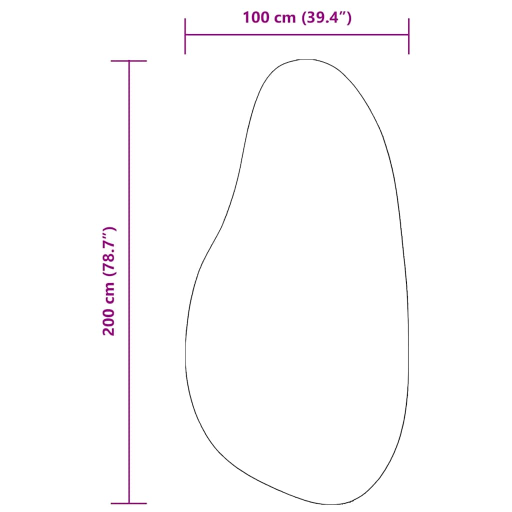 Tæppe HUARTE Skovgrøn 100 x 200 cm Polyester