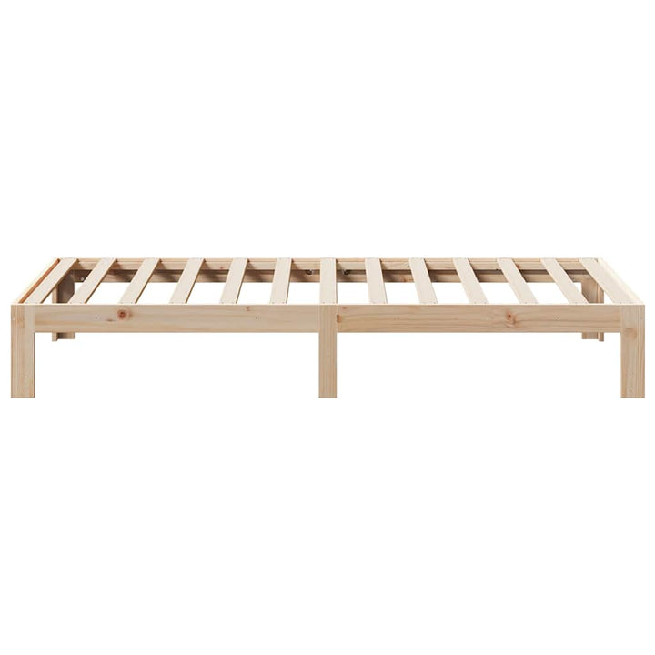 sengeramme uden madras 90x200 cm massivt fyrretræ