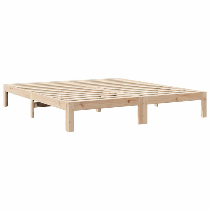 sengeramme uden madras 180x200 cm massivt fyrretræ