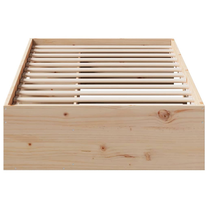 daybed uden madras 90x200 cm massivt fyrretræ