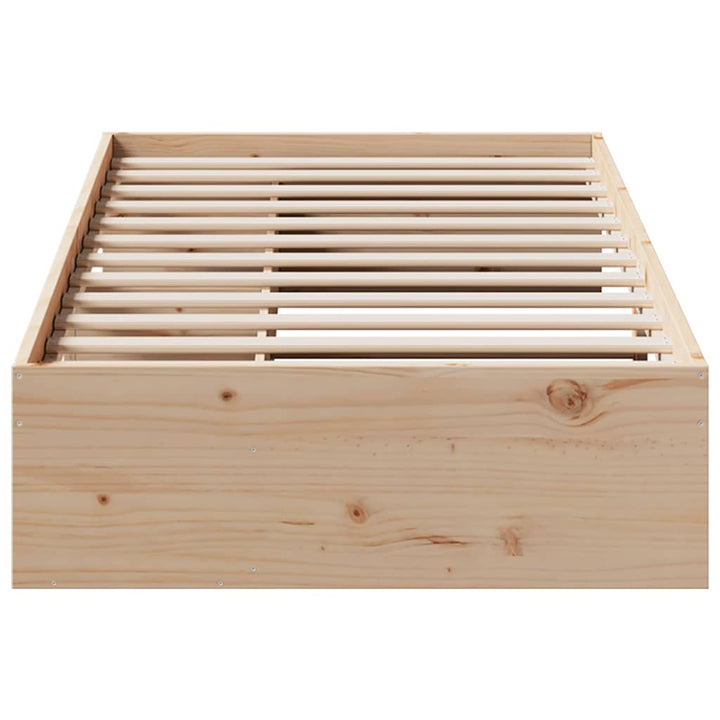 daybed uden madras 80x200 cm massivt fyrretræ