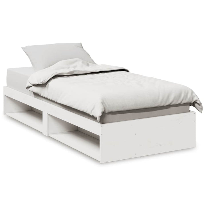 daybed uden madras 90x190 cm massivt fyrretræ hvid