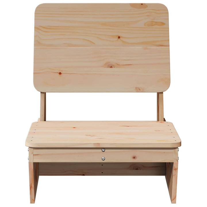 havestol 60x64x70,5 cm massivt fyrretræ