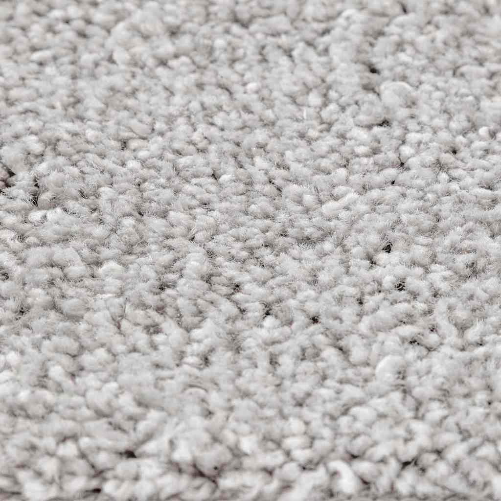 Anti-slip Shaggy tæppe Grå 200 x 200 cm PP