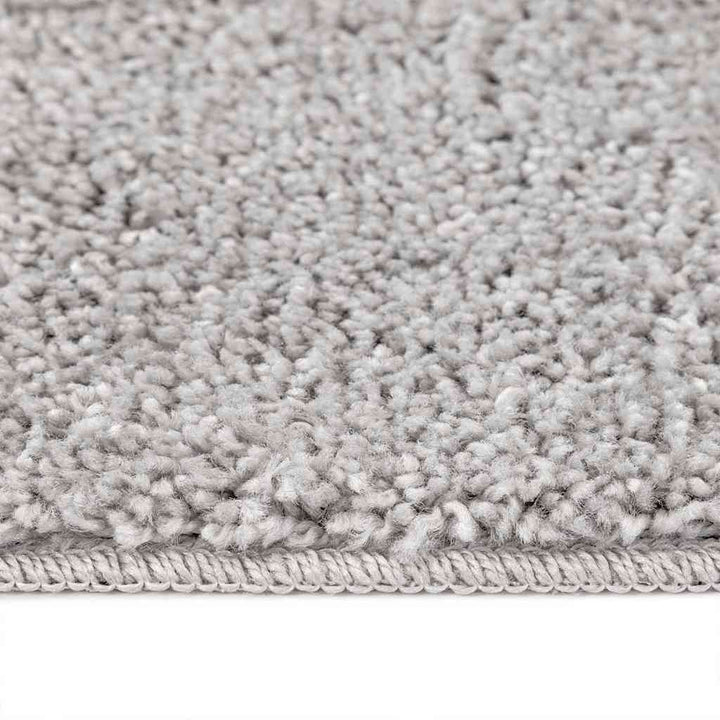 Anti-slip Shaggy tæppe Grå 200 x 200 cm PP