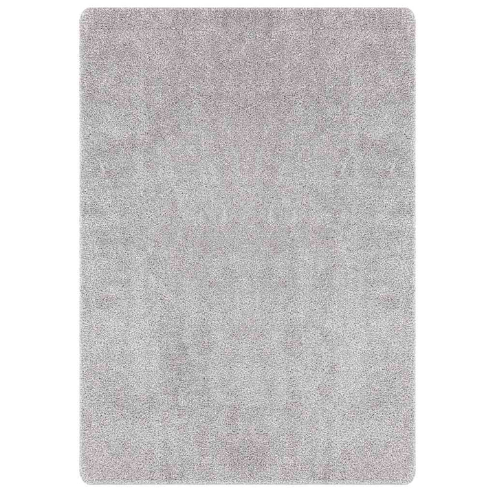 Anti-slip Shaggy tæppe Grå 240 x 340 cm PP