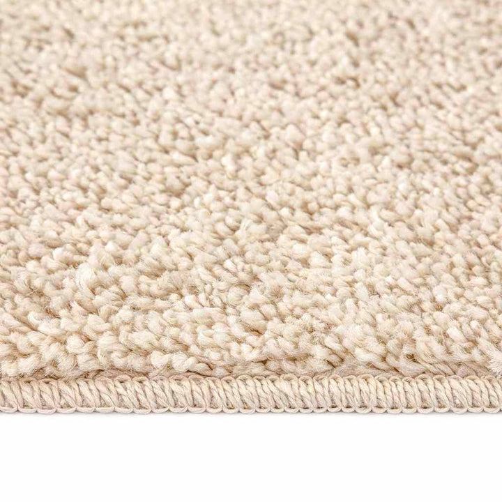 Anti-slip Shaggy tæppe Creme 200 x 200 cm PP
