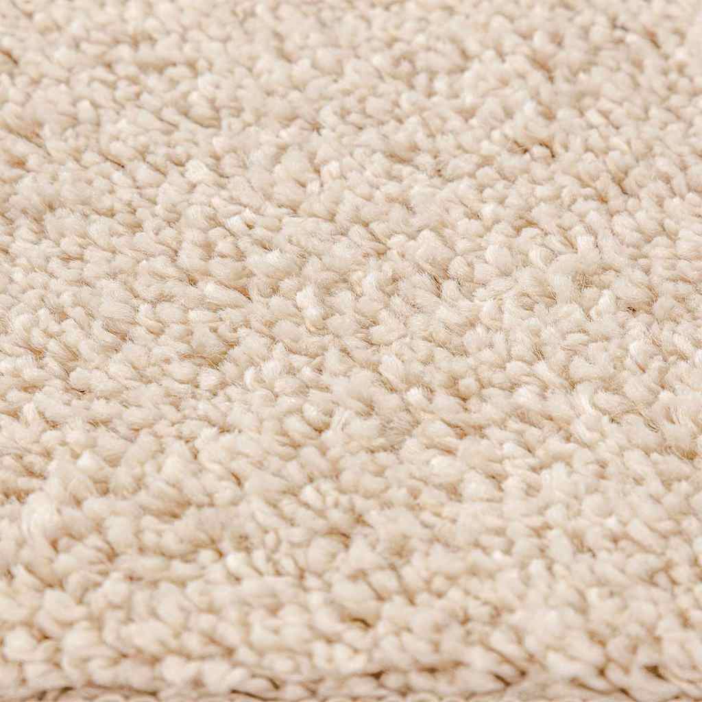 Anti-slip Shaggy tæppe Creme 240 x 340 cm PP