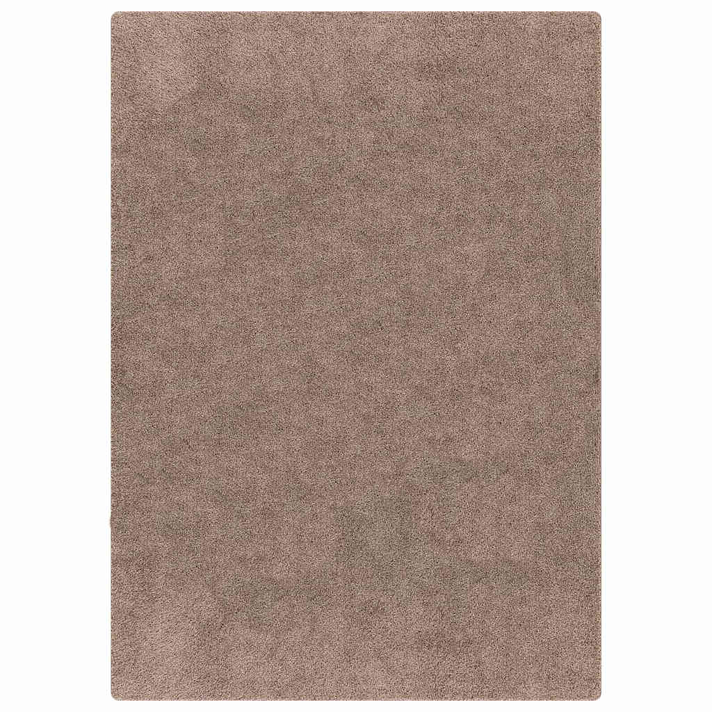 Anti-slip Shaggy tæppe Brun 160 x 230 cm PP