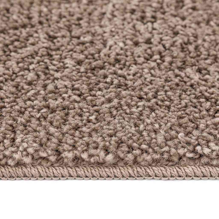 Anti-slip Shaggy tæppe Brun 200 x 200 cm PP