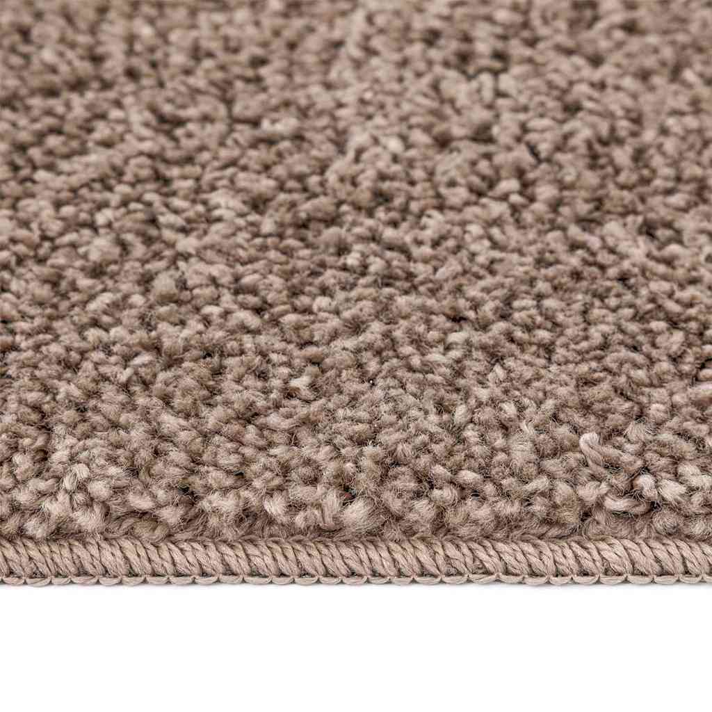 Anti-slip Shaggy tæppe Brun 240 x 340 cm PP