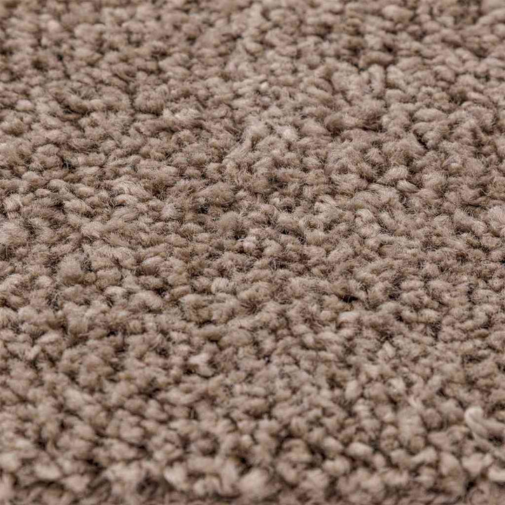 Anti-slip Shaggy tæppe Brun 120 x 120 cm PP