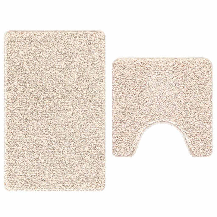 Anti-skid badevægs måttesæt 2 pcs Creme PP