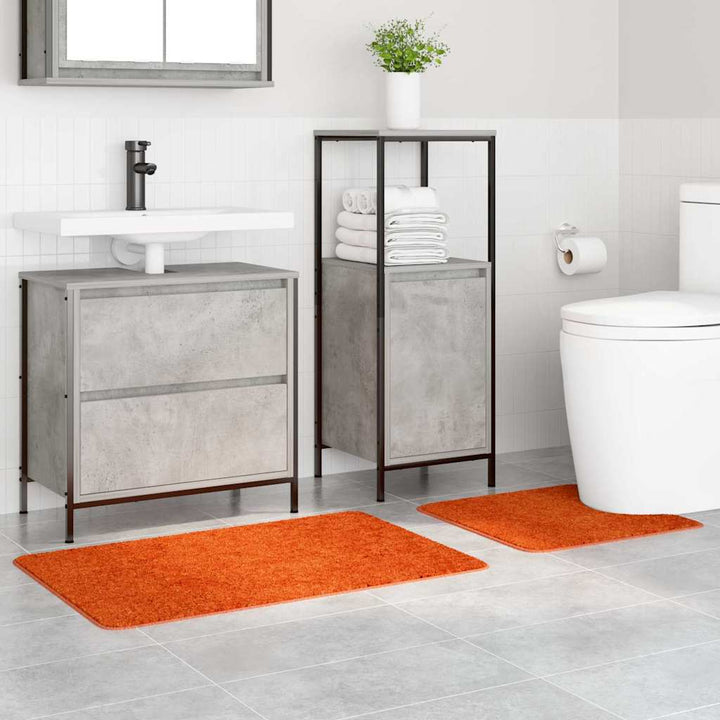 Anti-skid badevægs måttesæt 2 pcs Orange PP