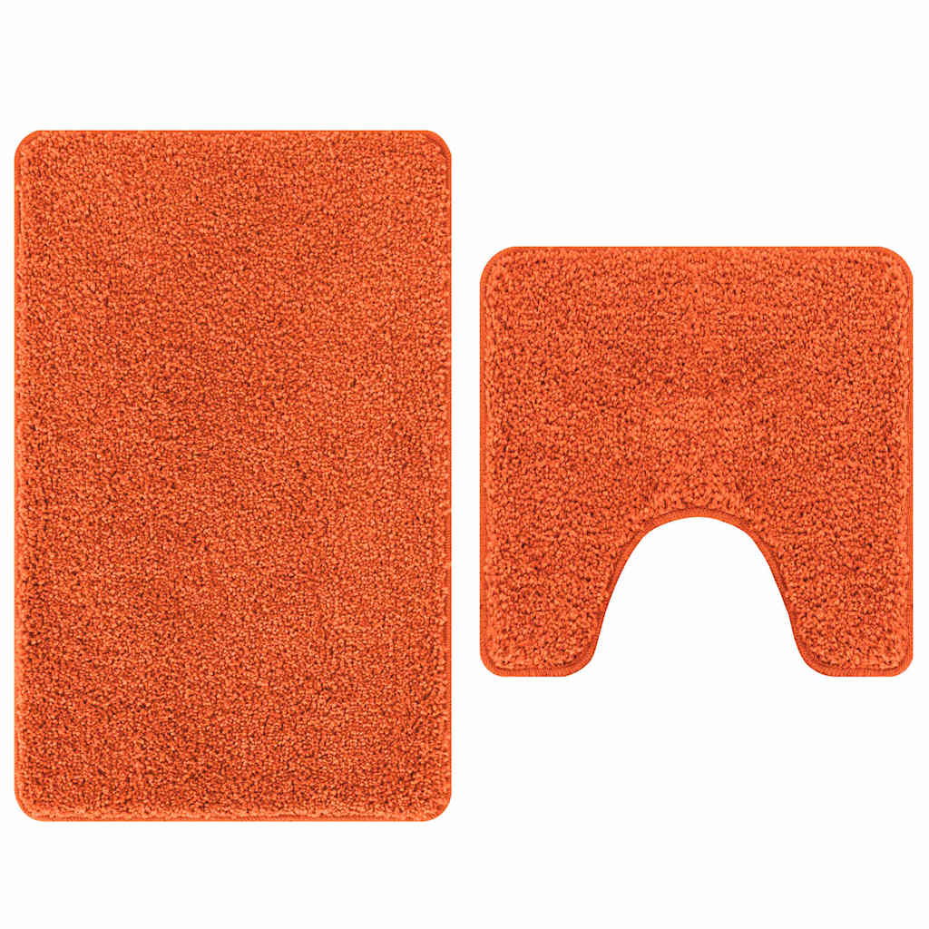 Anti-skid badevægs måttesæt 2 pcs Orange PP