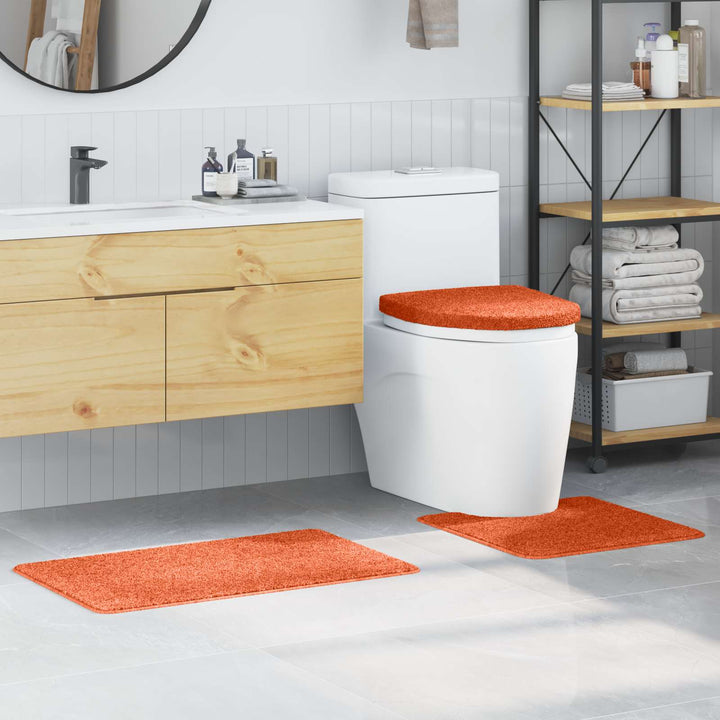Anti-skid badevægs måttesæt 3 pcs Orange PP