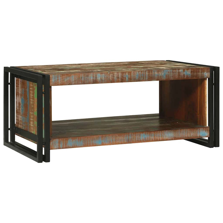 Sofabord Flerfarvet 90 x 50 x 38 cm Solid genbrugs træ