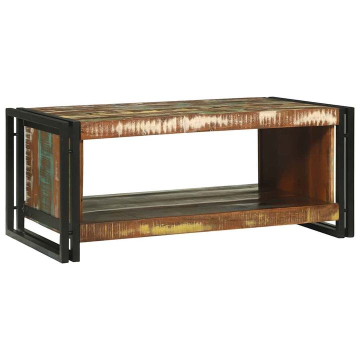 Sofabord Flerfarvet 90 x 50 x 38 cm Solid genbrugs træ