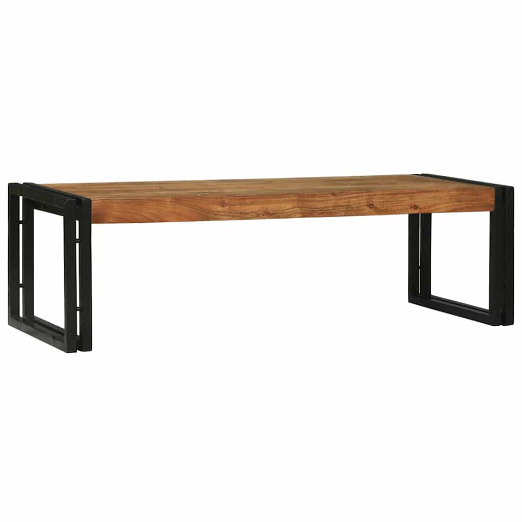 Sofabord 2 pcs Brun 48 x 40 x 40 cm Massivt Akacietræ