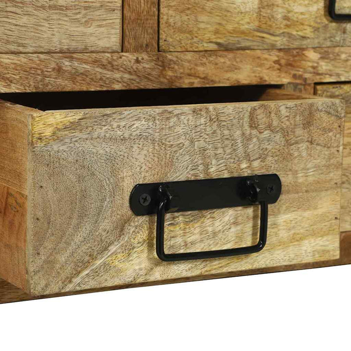 Sofabord med skuffe Brun 90 x 50 x 38 cm Massivt mangotræ