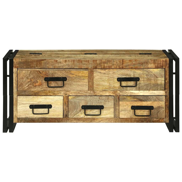 Sofabord med skuffe Brun 90 x 50 x 38 cm Massivt mangotræ