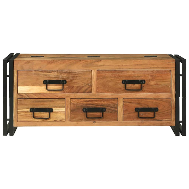 Sofabord med skuffe Brun 90 x 50 x 38 cm Massivt Akacietræ