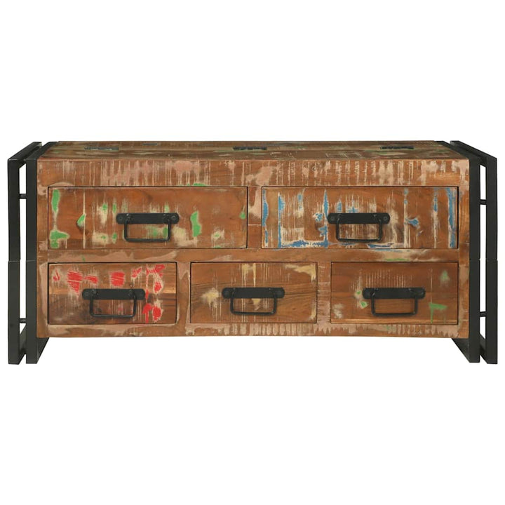 Sofabord Flerfarvet 90 x 50 x 38 cm Solid genbrugs træ