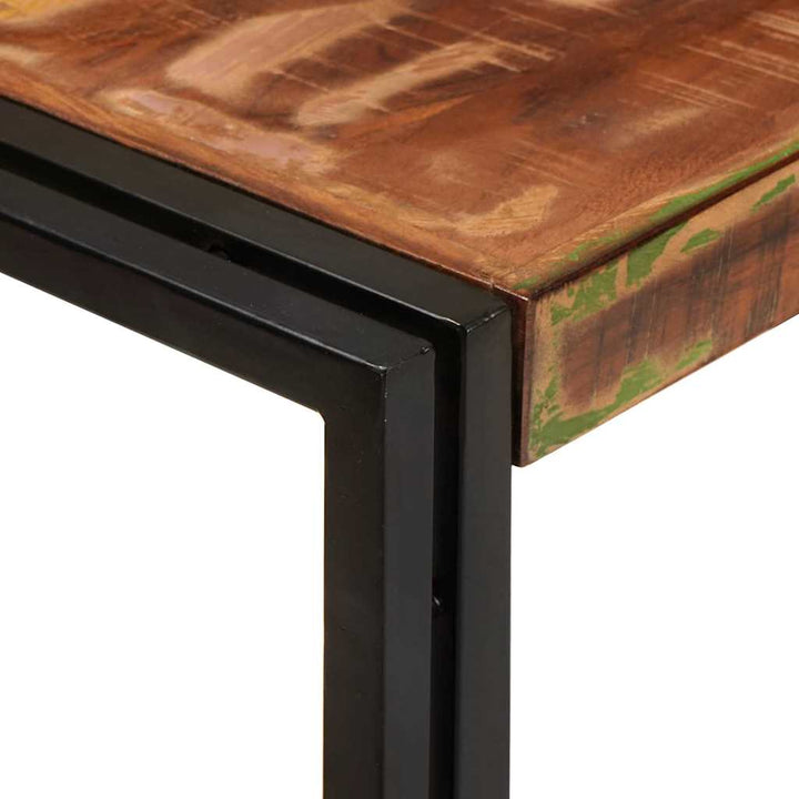 Nesting Bord 3 pcs Brun og sort Massiv genanvendt træ og metal