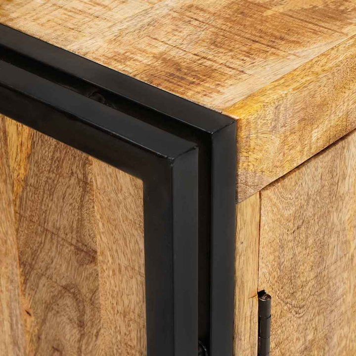Sideboard Brun 80 x 33 x 70 cm Massivt mangotræ