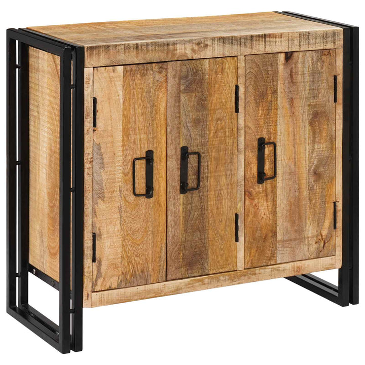 Sideboard Brun 80 x 33 x 70 cm Massivt mangotræ