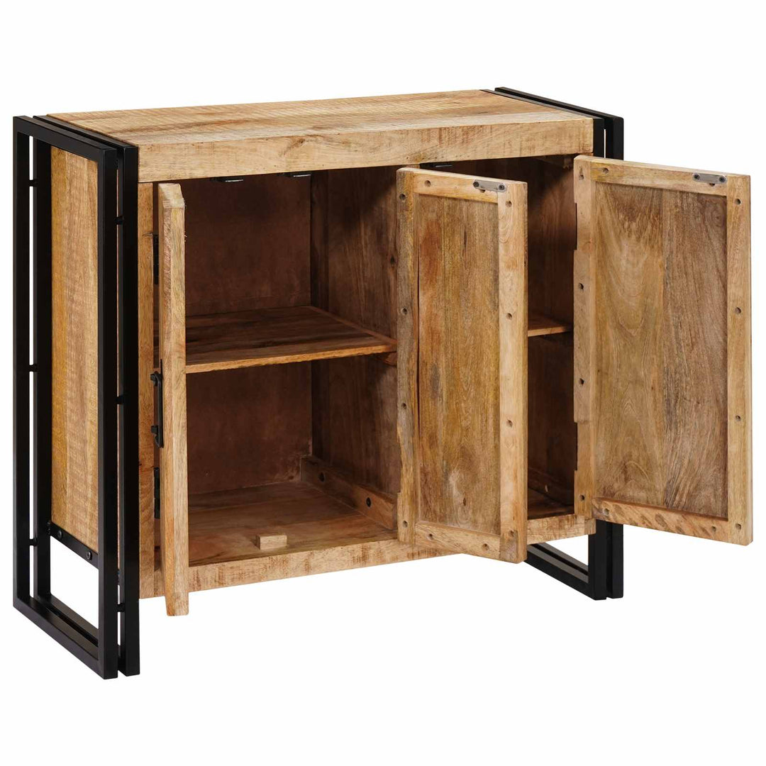 Sideboard Brun 80 x 33 x 70 cm Massivt mangotræ