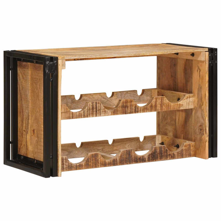 Vinfad Brun 80 x 45 x 33 cm Solid Grov Mango Træ