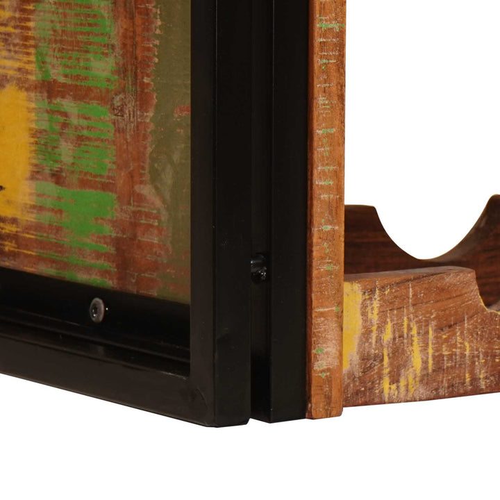 Vinfad Brun 100 x 45 x 33 cm Solid genvundet træ