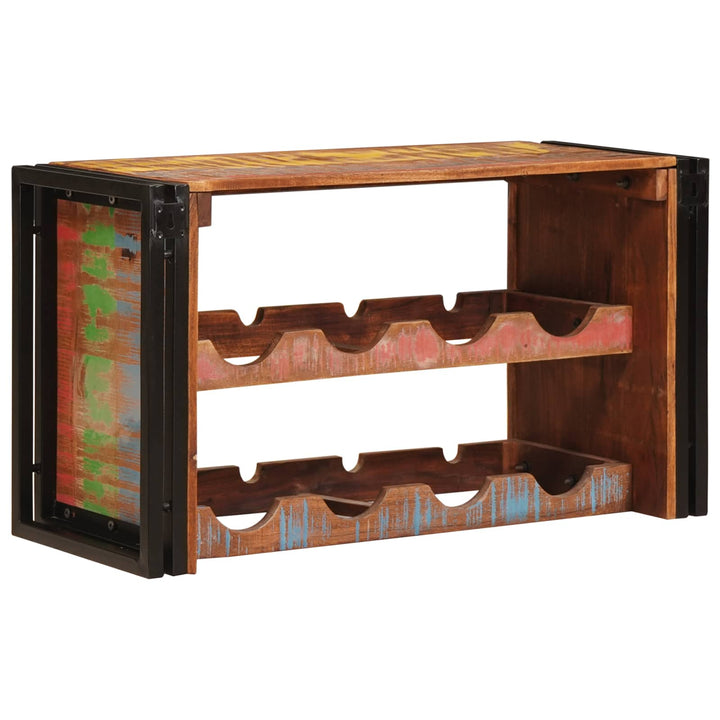 Vinfad Brun 80 x 45 x 33 cm Solid genvundet træ